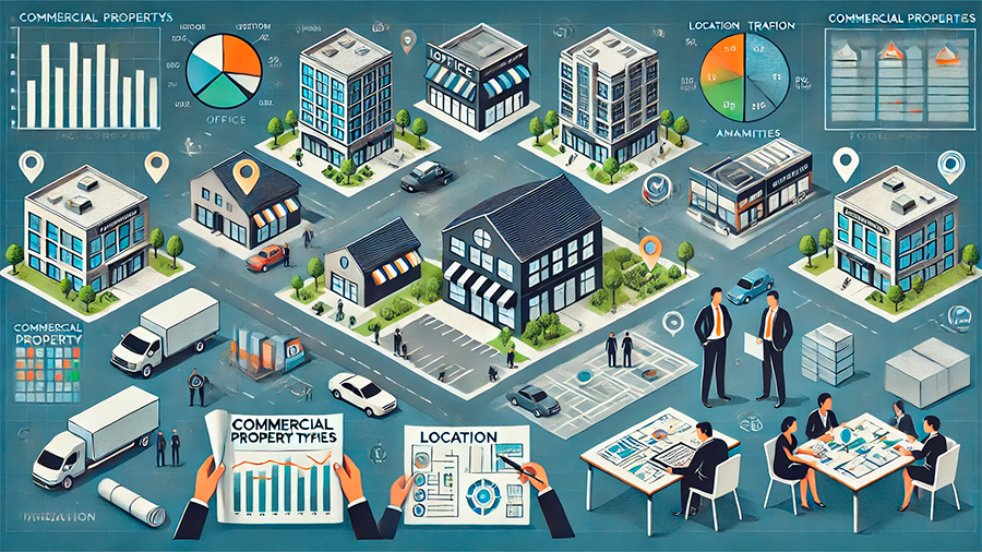 Evaluating commercial property types